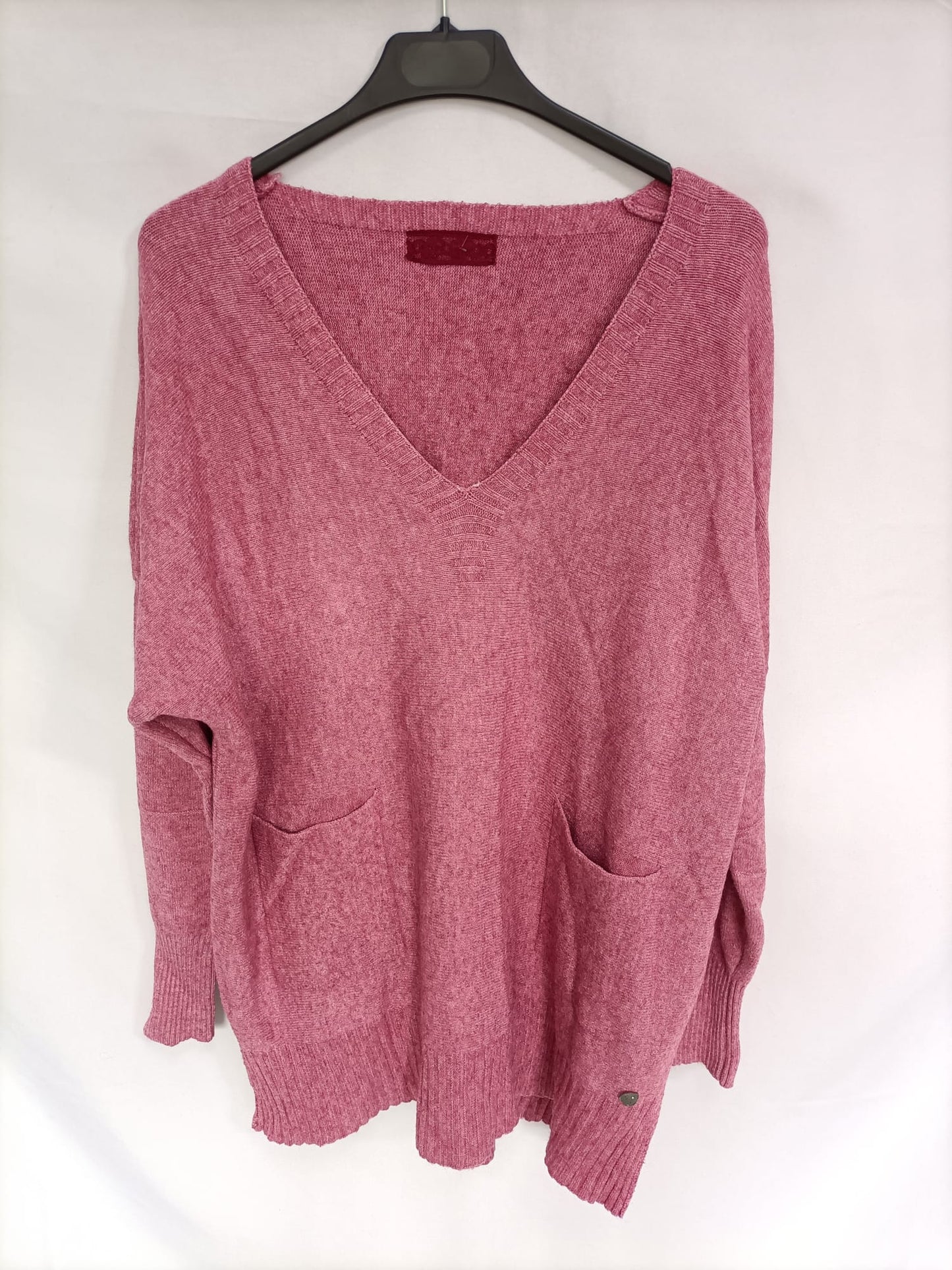 MARK. Pink herringbone sweater (l/xl)