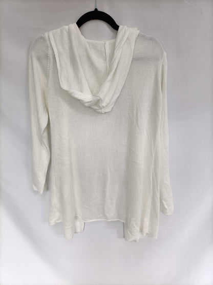 OTRAS. Cárdigan blanco capucha Tu