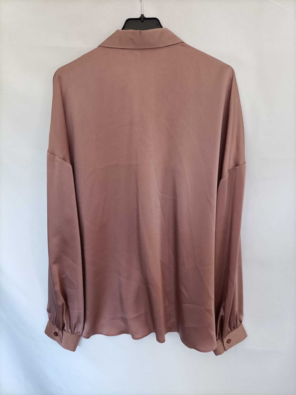 PIMARK.Blusa rosa satinada T.46