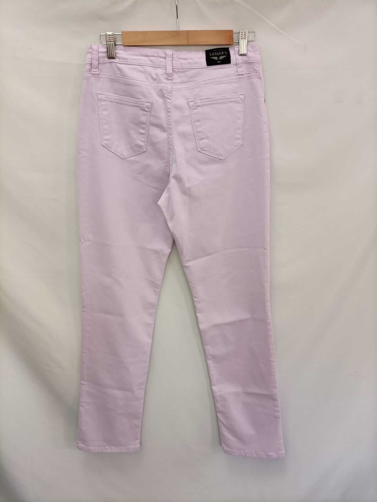 LAZHER.Pantalones lila denim T.44