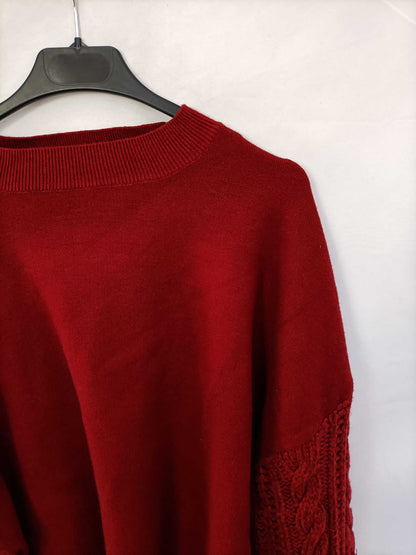 ZARA. Jersey doble textura T.l