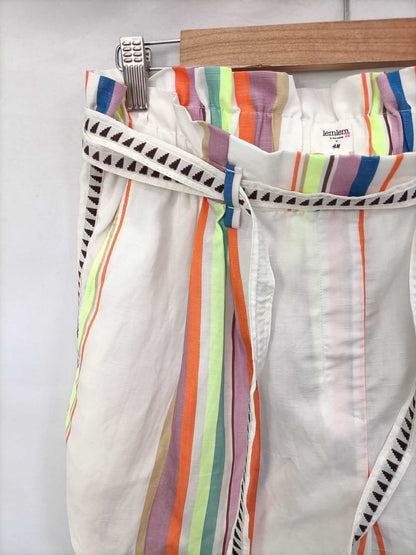 H&amp;M. TM Striped Flowy Trousers