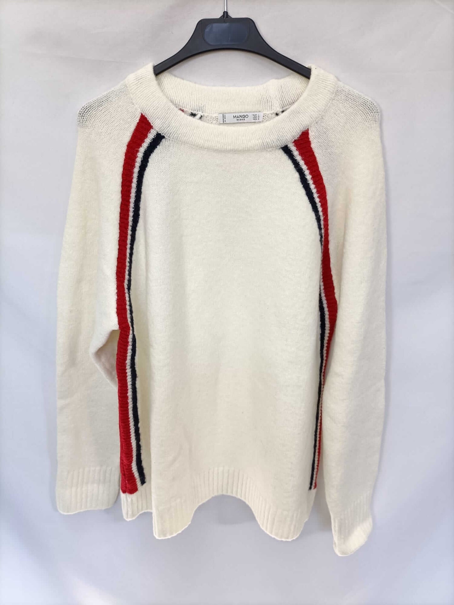 MANGO. Jersey crudo rayas T.m