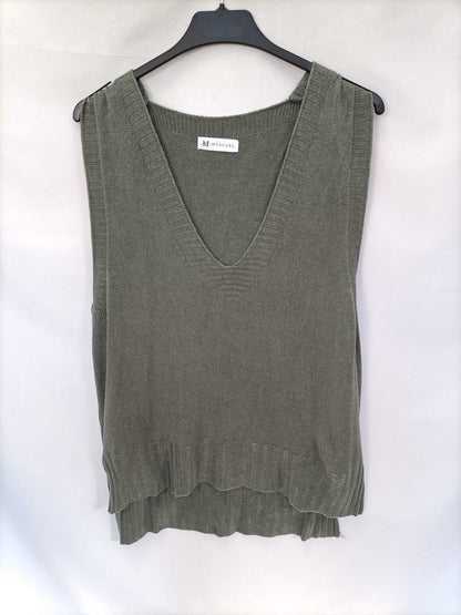 MUSCARI. Flowy green vest Tu (m/l)