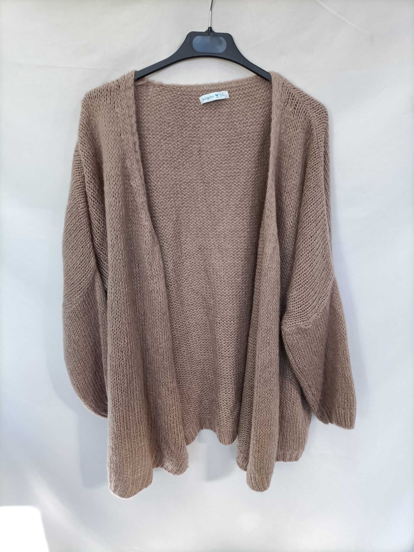 PINPON LILI. Beige cardigan Tu