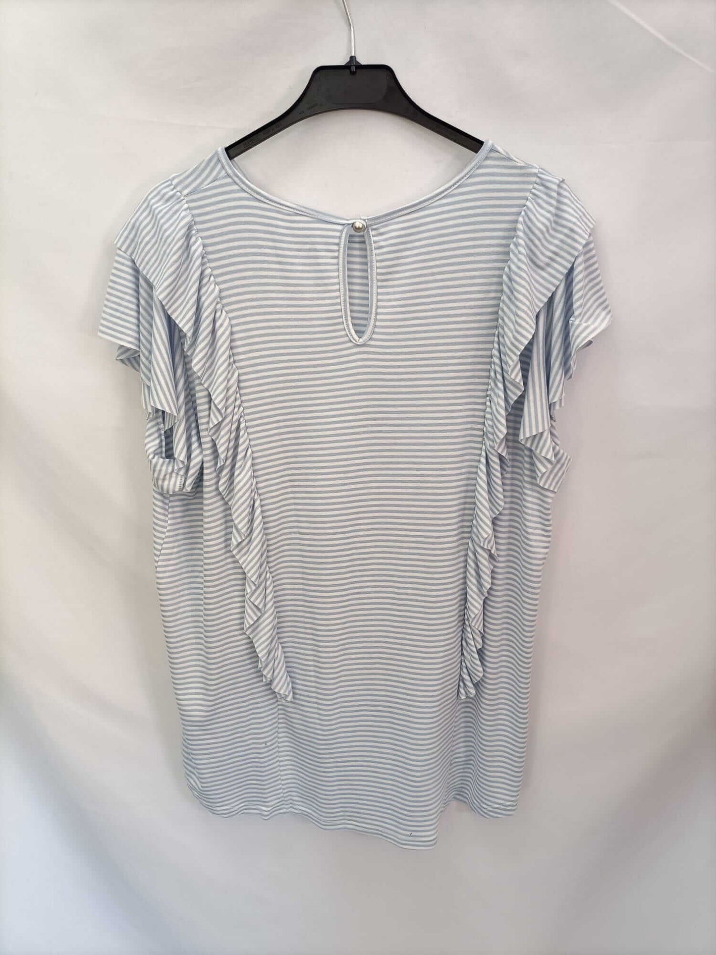 OTRAS. Camiseta rayas y volantes Tu (l/xl)