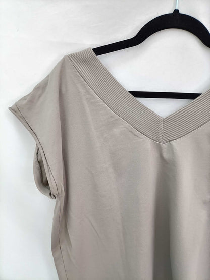 OTRAS. Camiseta beige topo TU (L)