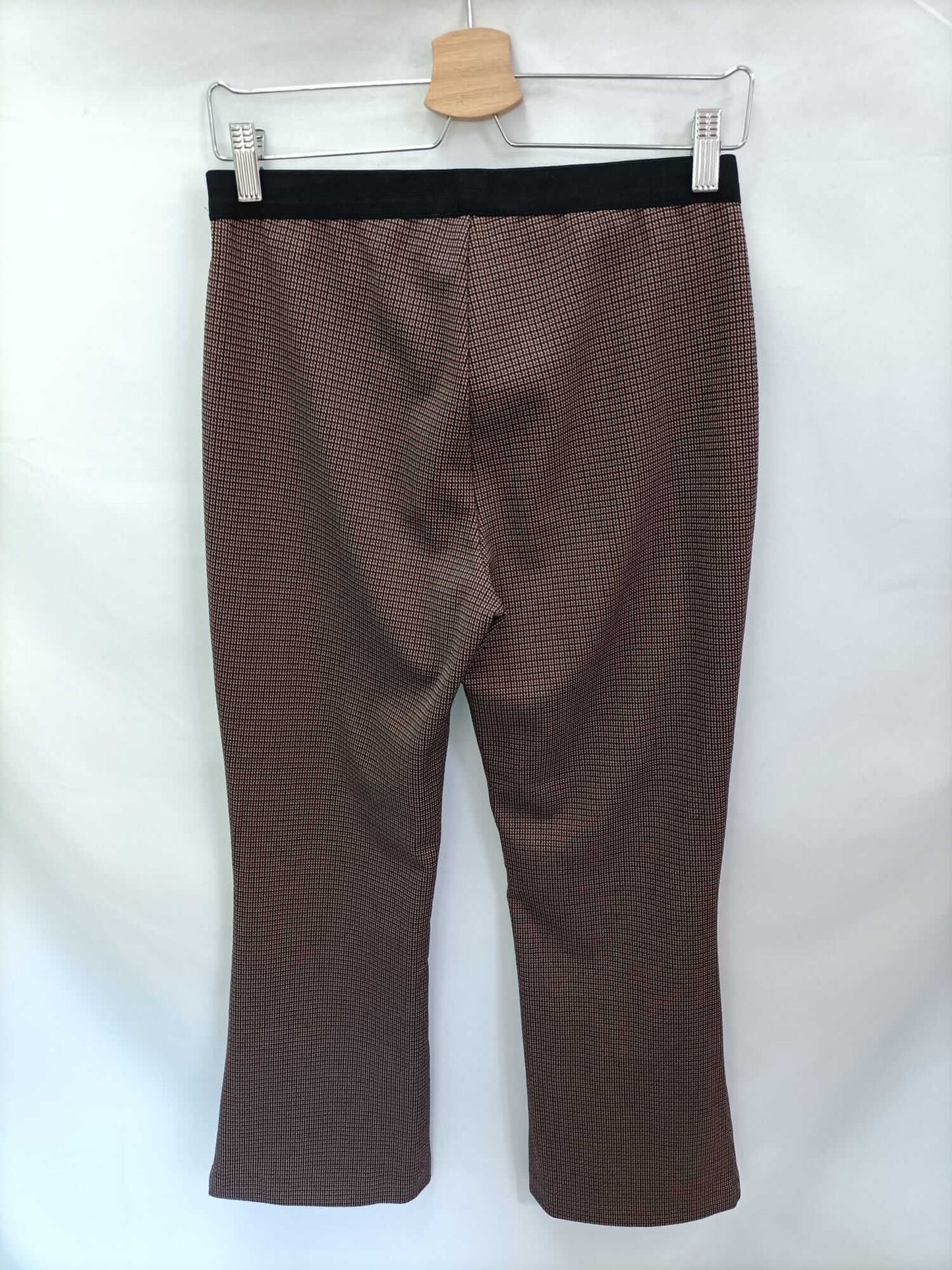 MANGO. Pantalón pata de gallo T.m