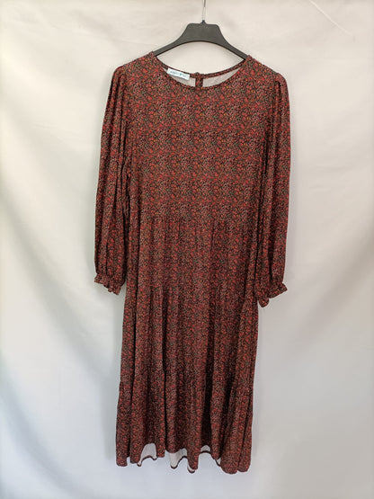 PINPON LILI. Vestido largo flores T.u (s/m)