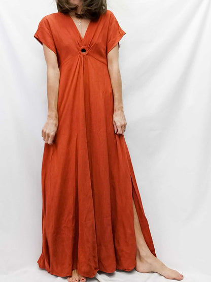 FORMULA YOUNG. Long tile dress size 36