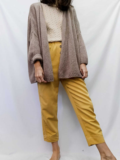PINPON LILI. Beige cardigan Tu