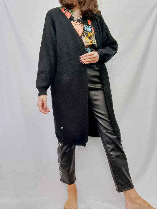 OTHERS. Black long cardigan YOUR