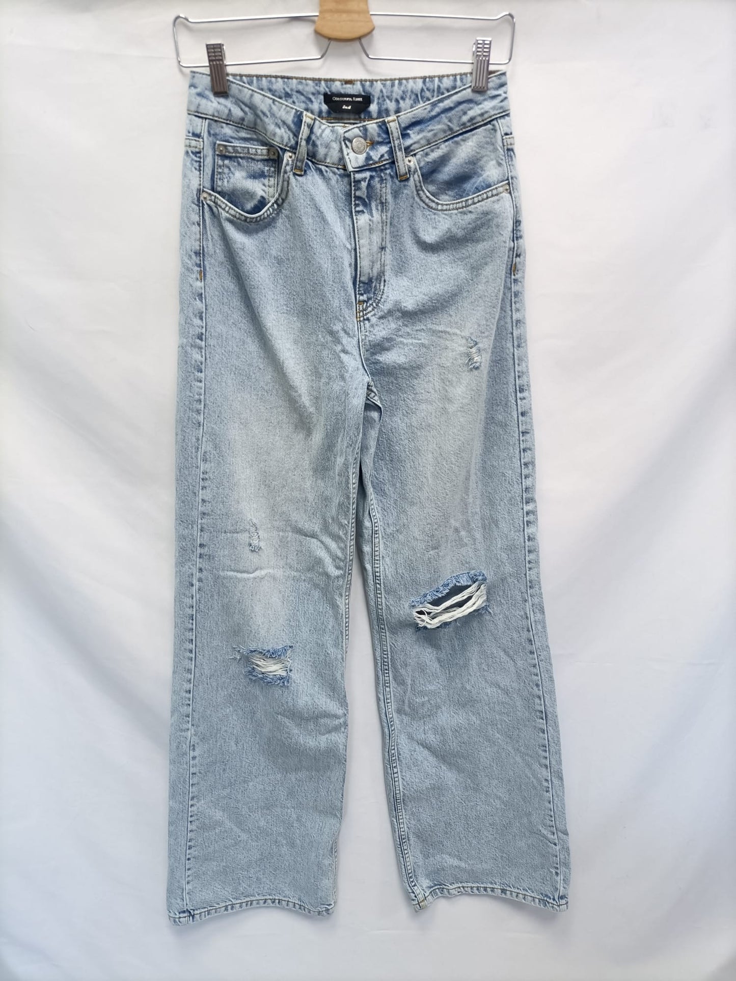 COLOUR REBEL.Pantalones denim campana T.s