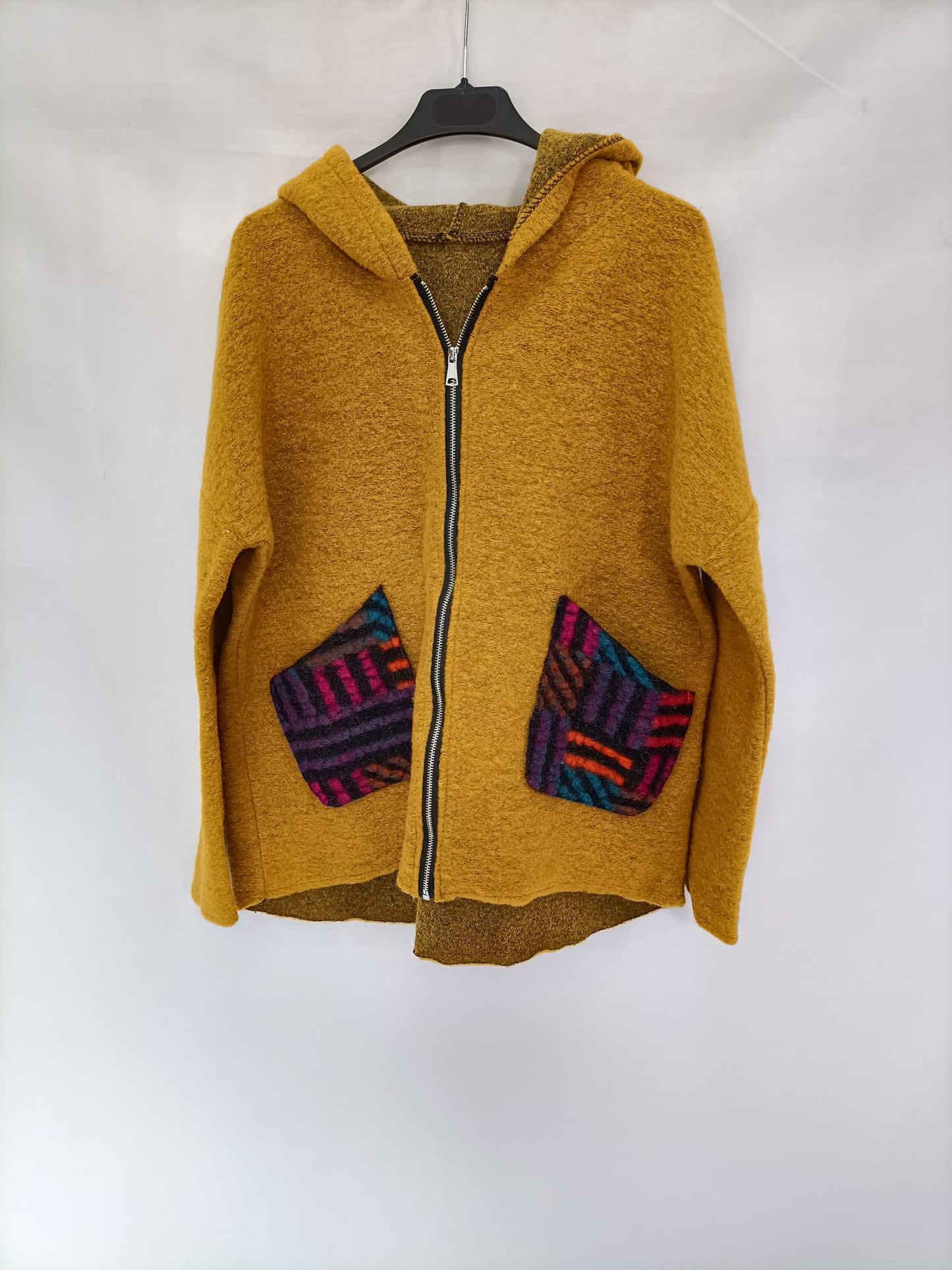 OTHERS. Mustard wool jacket TU (S/M)