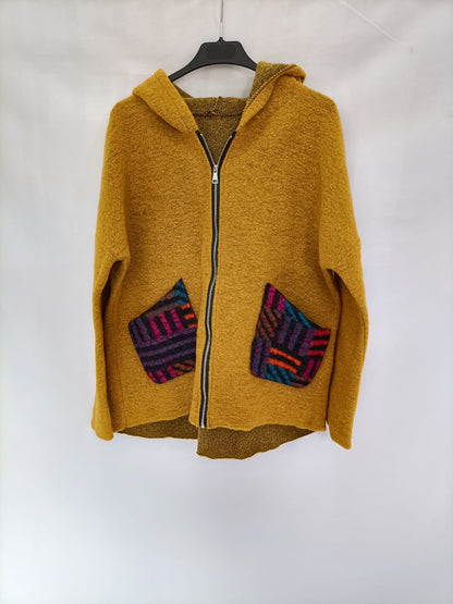 OTHERS. Mustard wool jacket TU (S/M)