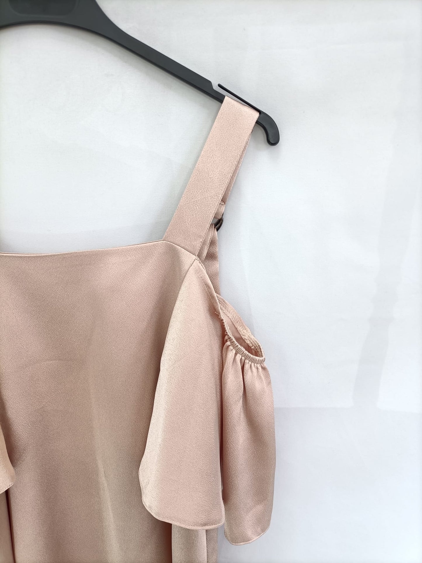 UNIKA.Top rosa palo satinado T.s/m