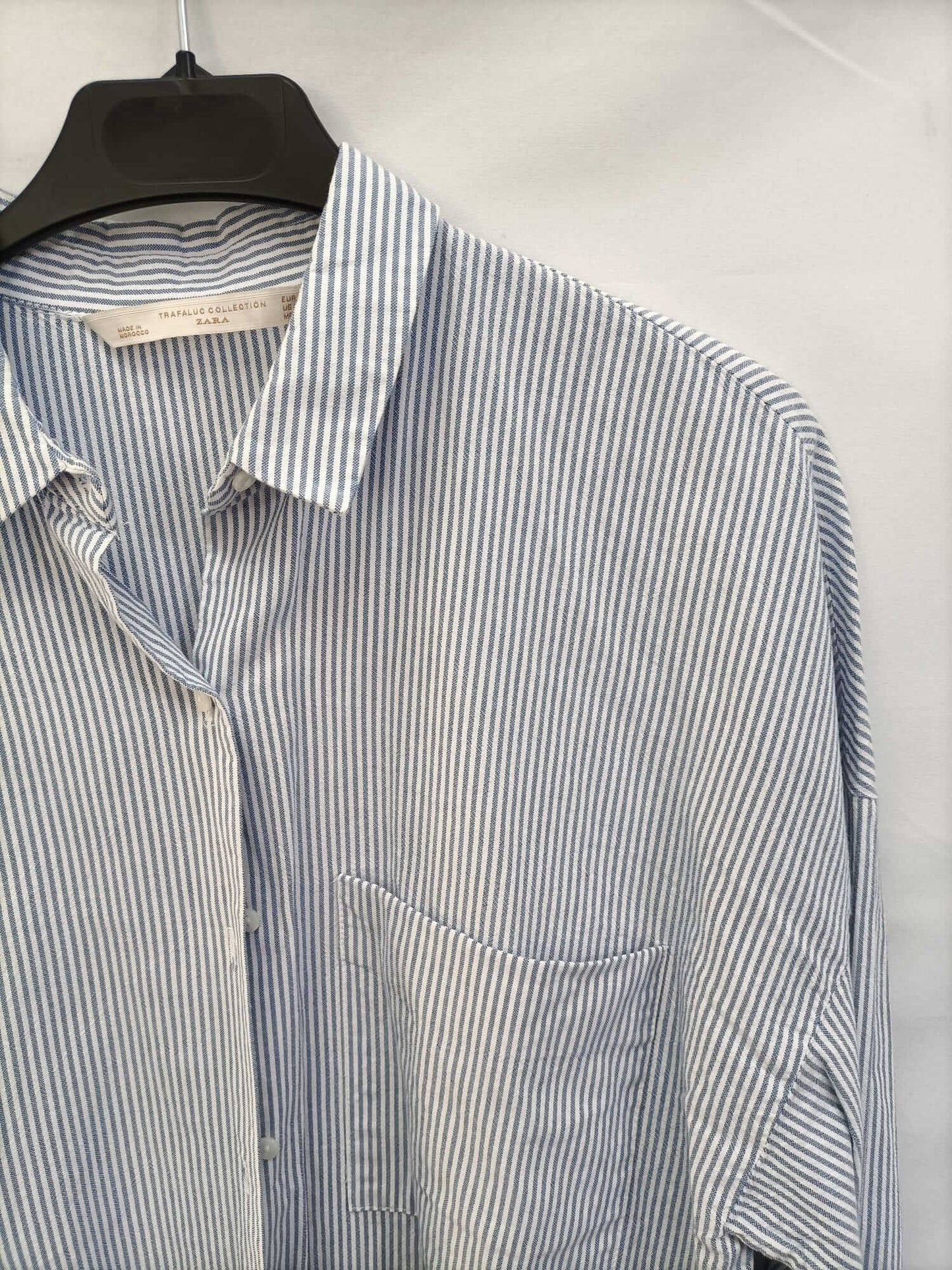 ZARA. Camisa de rayas T.m