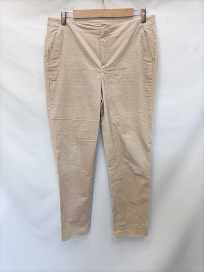 MASSIMO DUTTI. Beige corduroy pants T.40