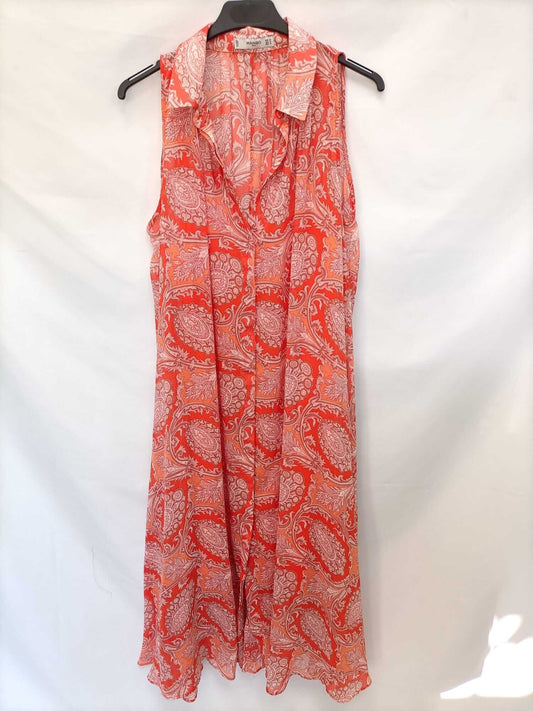 MANGO. Vestido camisero amebas T.m