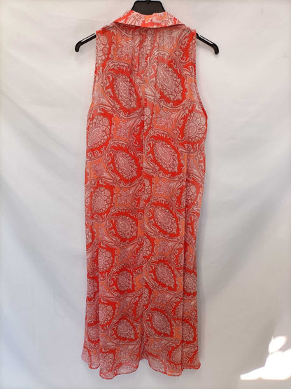 MANGO. Vestido camisero amebas T.m