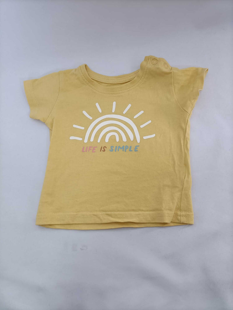 PRIMARK. camiseta arcoirisT.0-3m