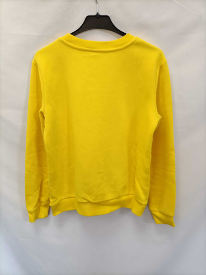 SPRIT.Sudadera amarilla logo T.s