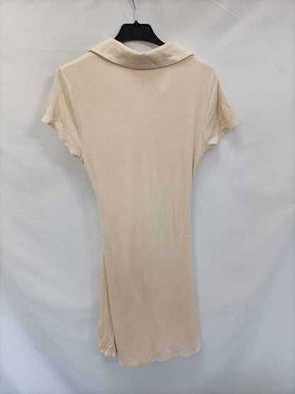 LOVERS&FRIENDS.Vestido corto canalé T.m