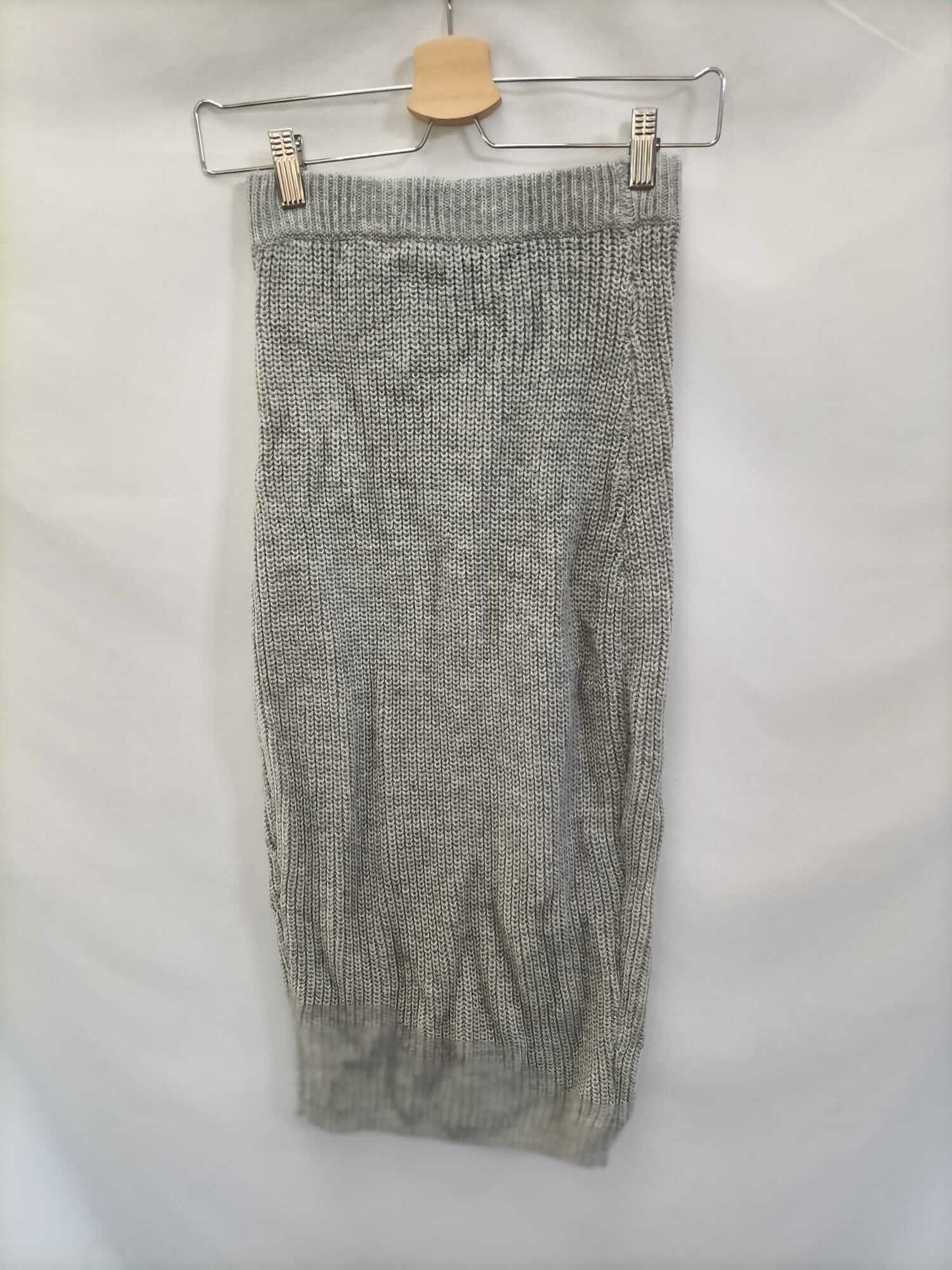 MAJORELLE. Grey knit Ts skirt
