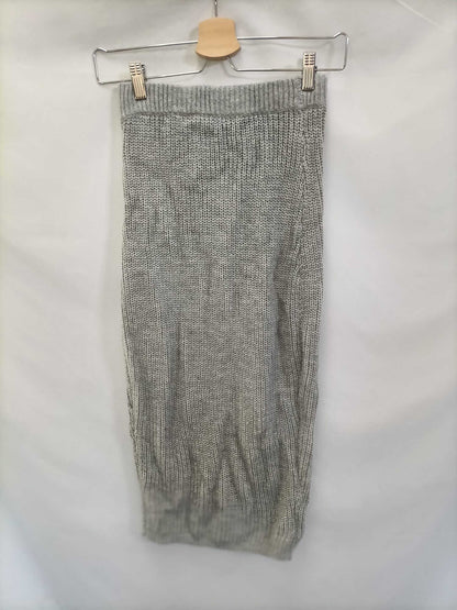 MAJORELLE. Grey knit Ts skirt
