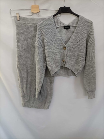 MAJORELLE. Grey knit Ts skirt