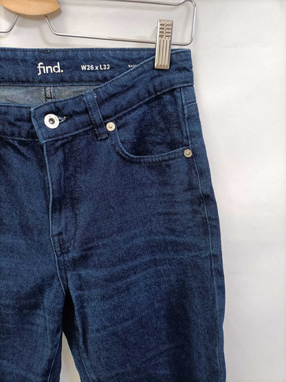 FIND.Pantalones denim oscuros T.34