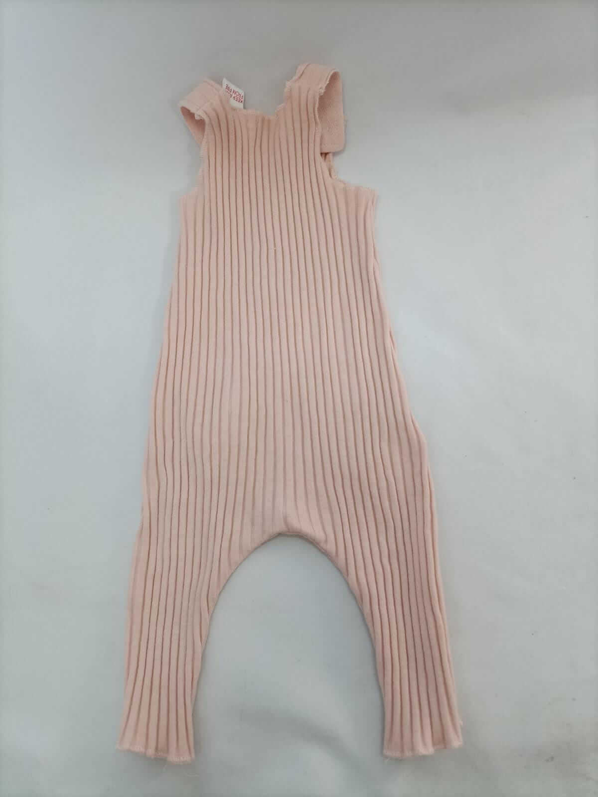 ZARA. Peto rosa canalé T.1-3 meses