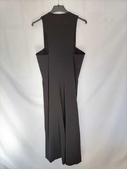 ZARA. Mono negro cremallera T.s