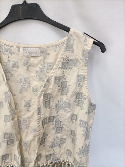 AS BY STRENA.Chaleco beige T.m