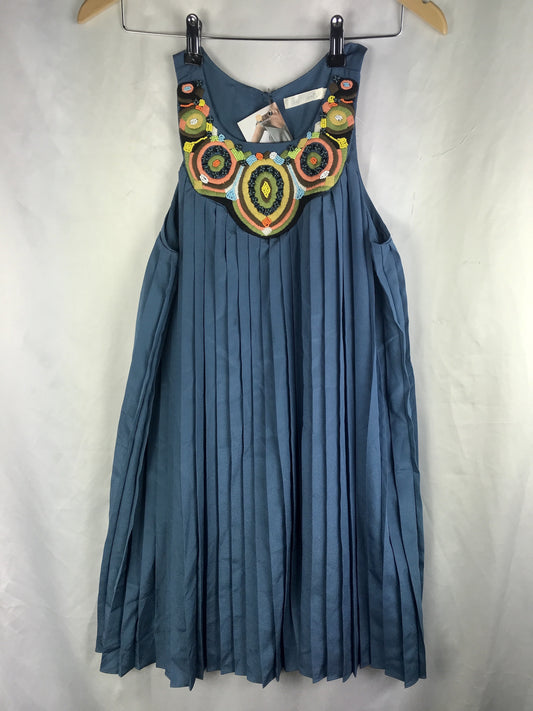 SEEUSOON. Vestido bordado T.s