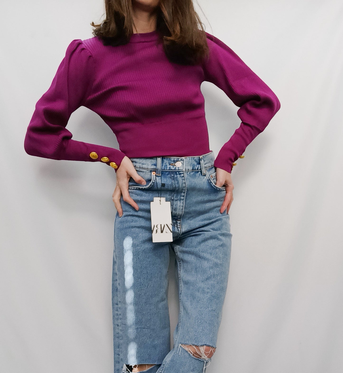 ZARA. Buganvilia Ts knit top