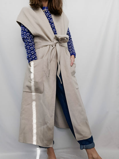 ZARA. Sleeveless cloth coat T.xs