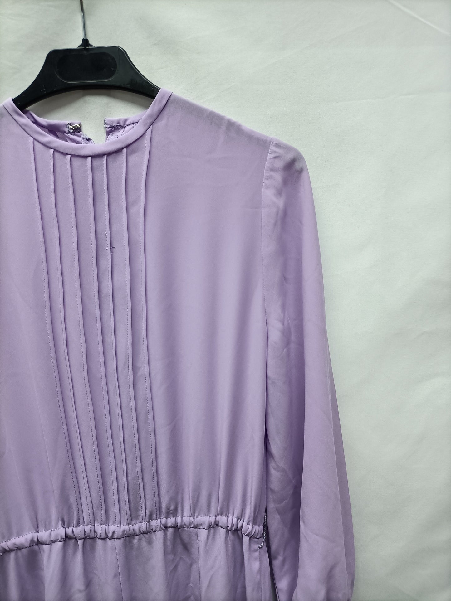 OTRAS. Vestido midi lila TU (S)