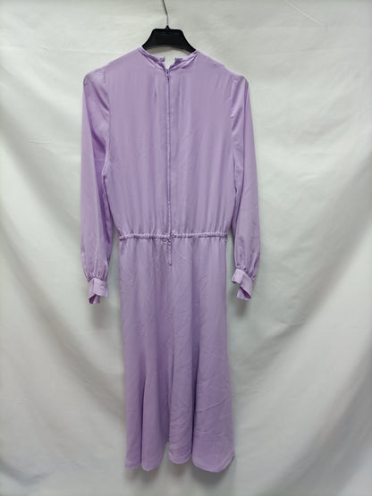 OTRAS. Vestido midi lila TU (S)