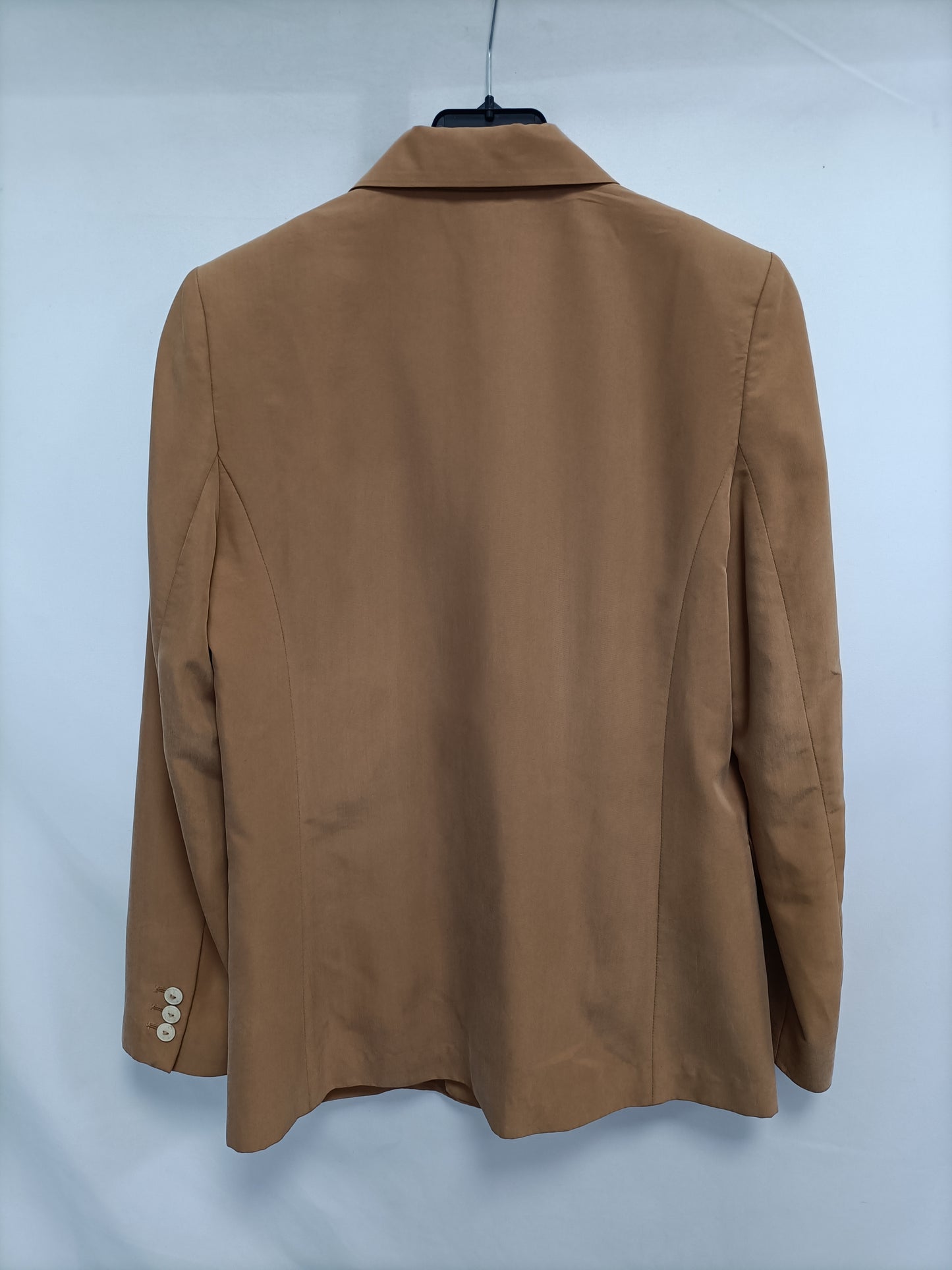 MANGO. Blazer Camel cruzada  T.36