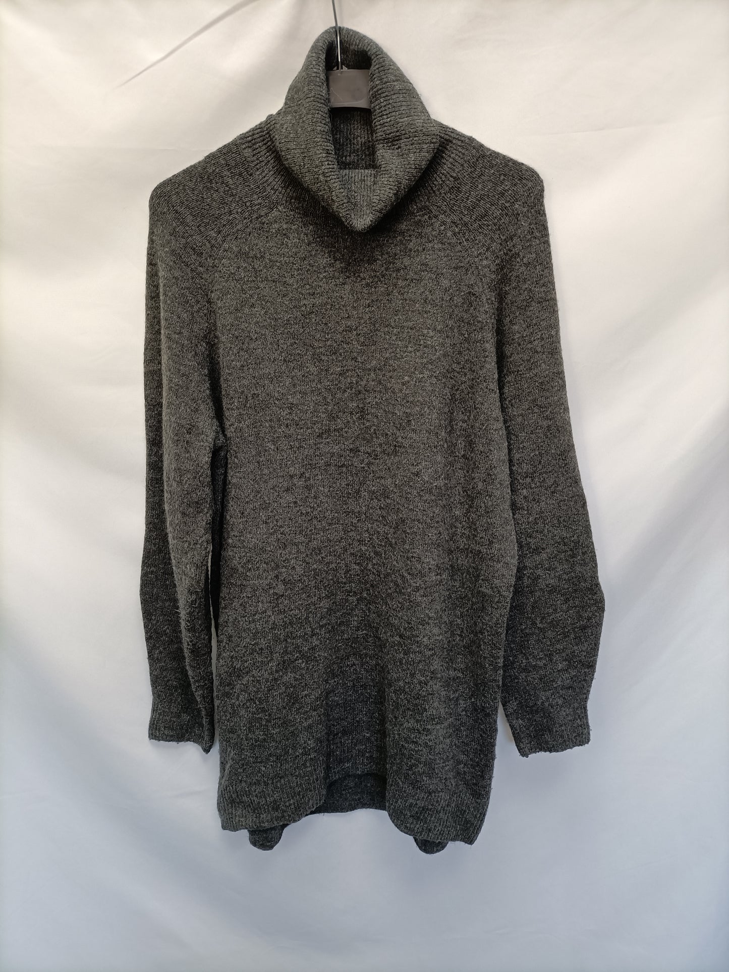 H&M. Jersey gris largo T.xs