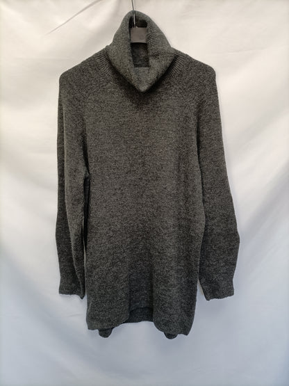 H&M. Jersey gris largo T.xs
