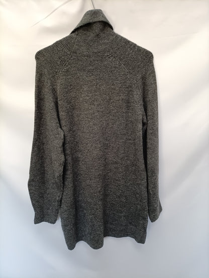 H&M. Jersey gris largo T.xs