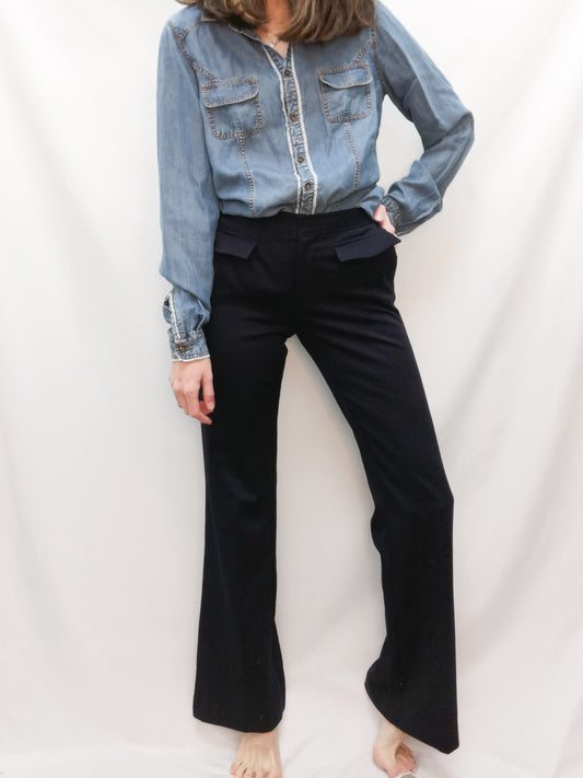 ZARA. Ts pleated trousers