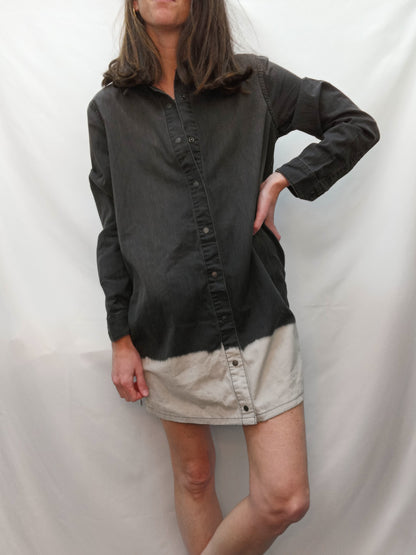 ZARA. Camisa vaquera T.m