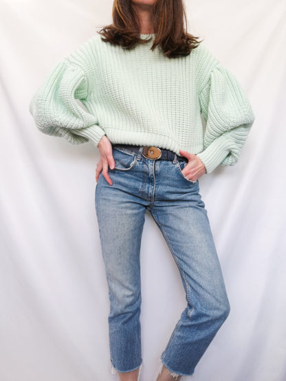 ZARA. Jersey verde gorditoT.s