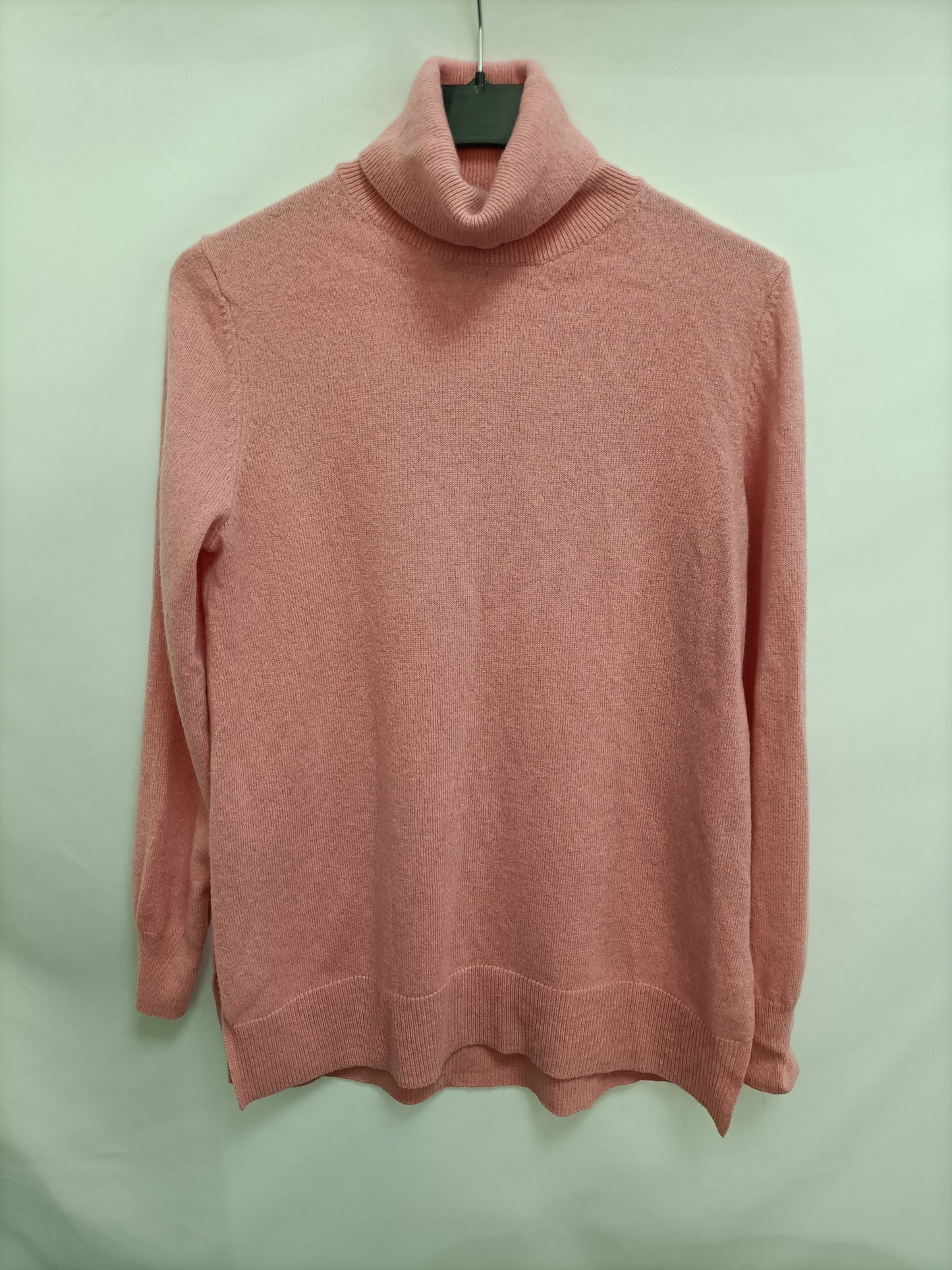 MASSIMO DUTTI. Jersey rosa Fluido CHASEMERE T.s