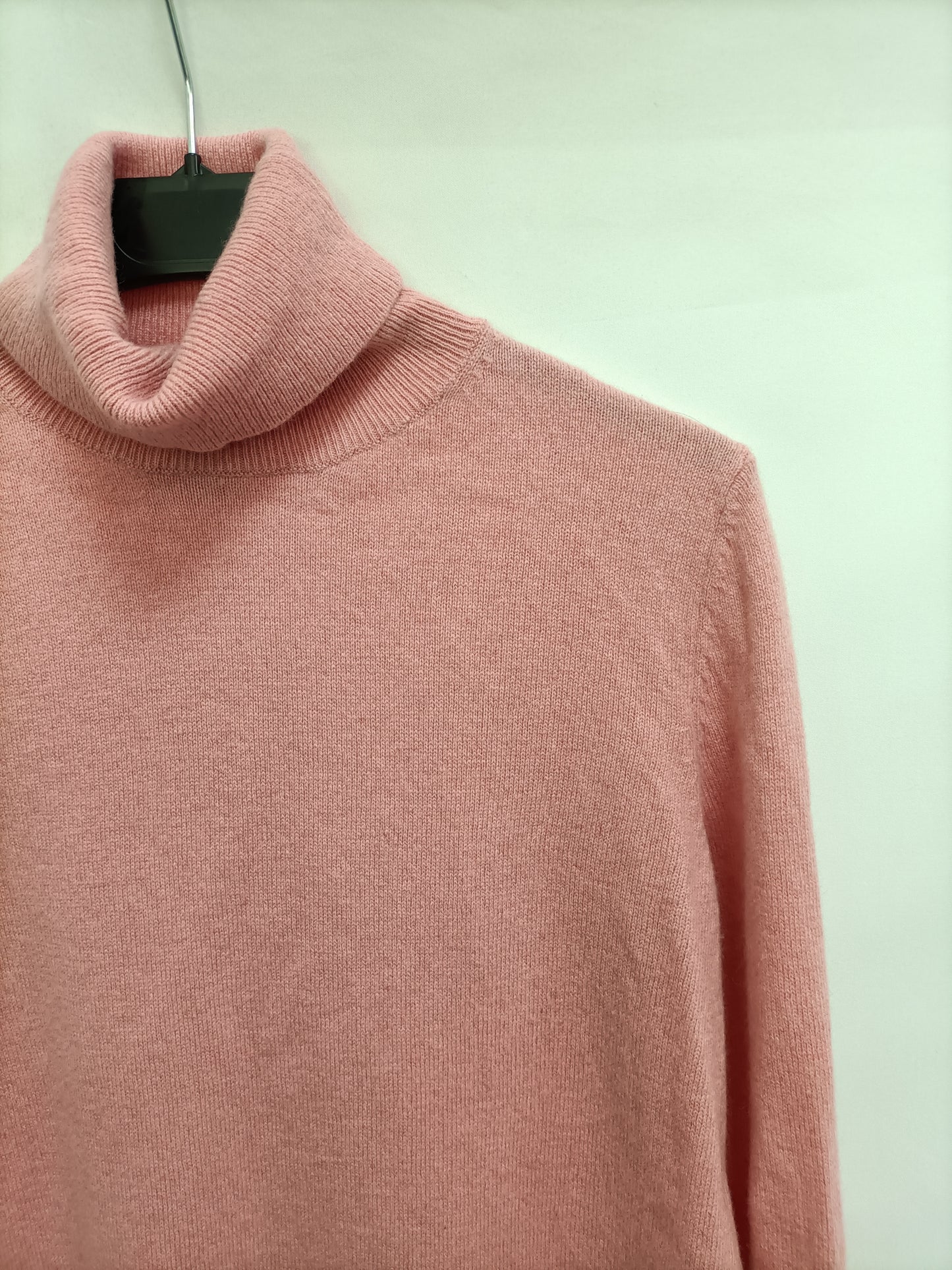 MASSIMO DUTTI. Jersey rosa Fluido CHASEMERE T.s