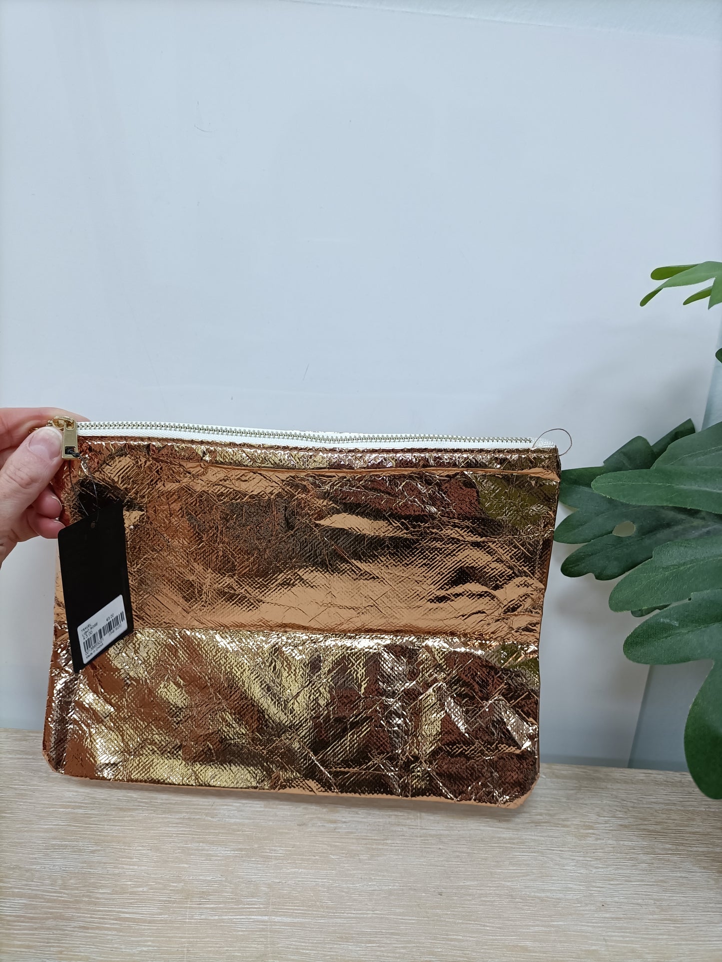 FOREVER21. Bronze bag