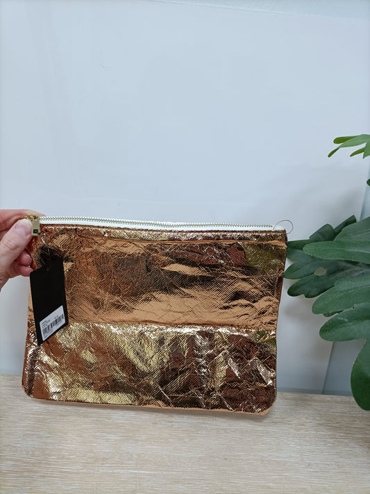 FOREVER21. Bronze bag